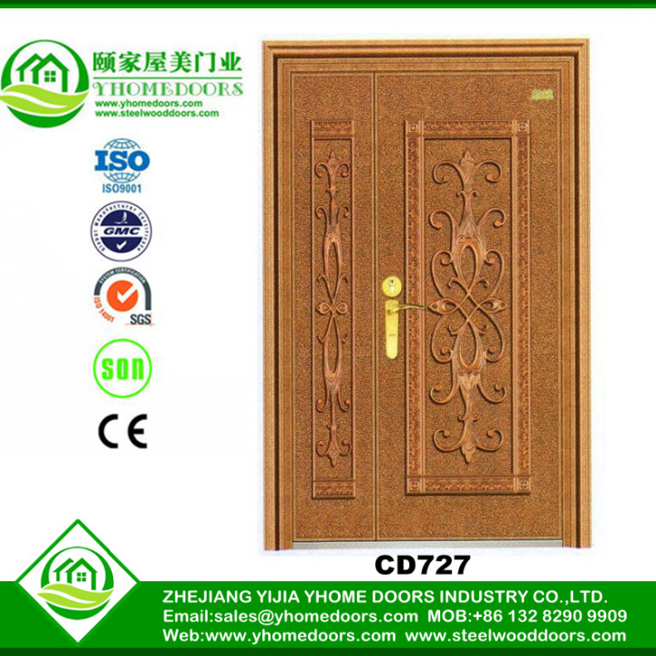 galvanized hollow steel door frame,front door protection,wood door brazil