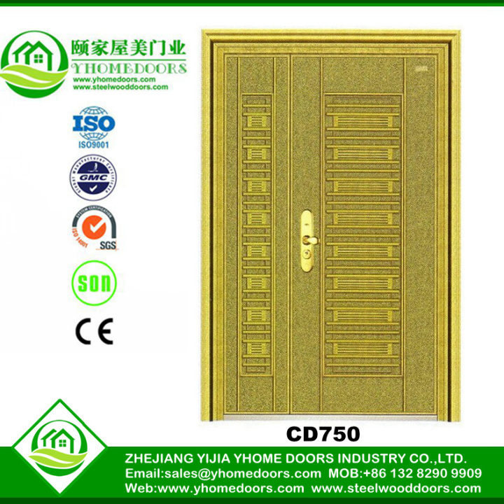 fire resistant hotel door ce certificate,double exterior steel doors,wholesale exterior door