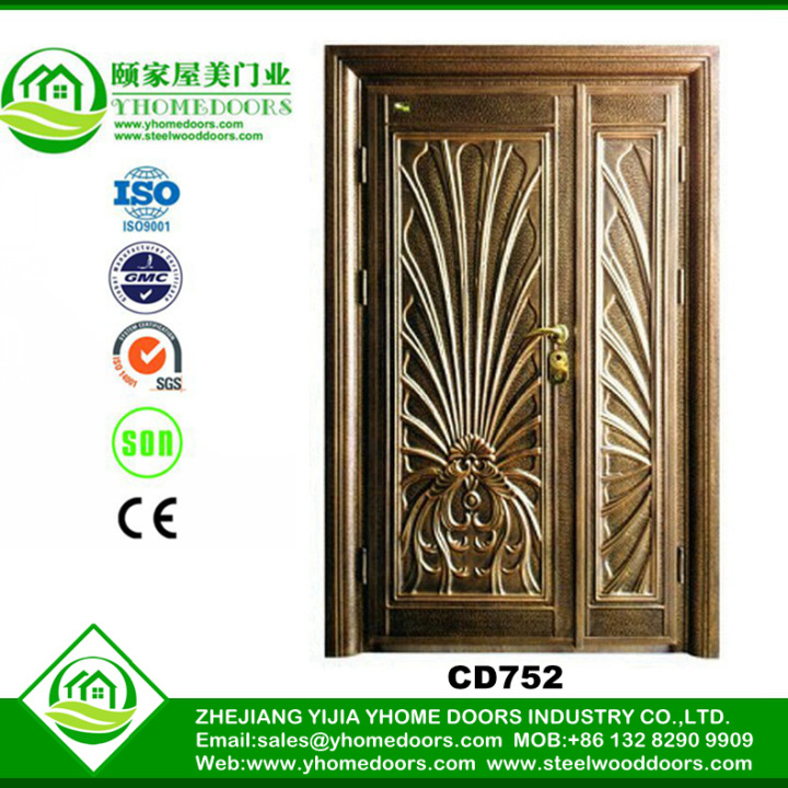 fire resistant airtight steel door,outside doors with windows,wholesale double entry steel doors
