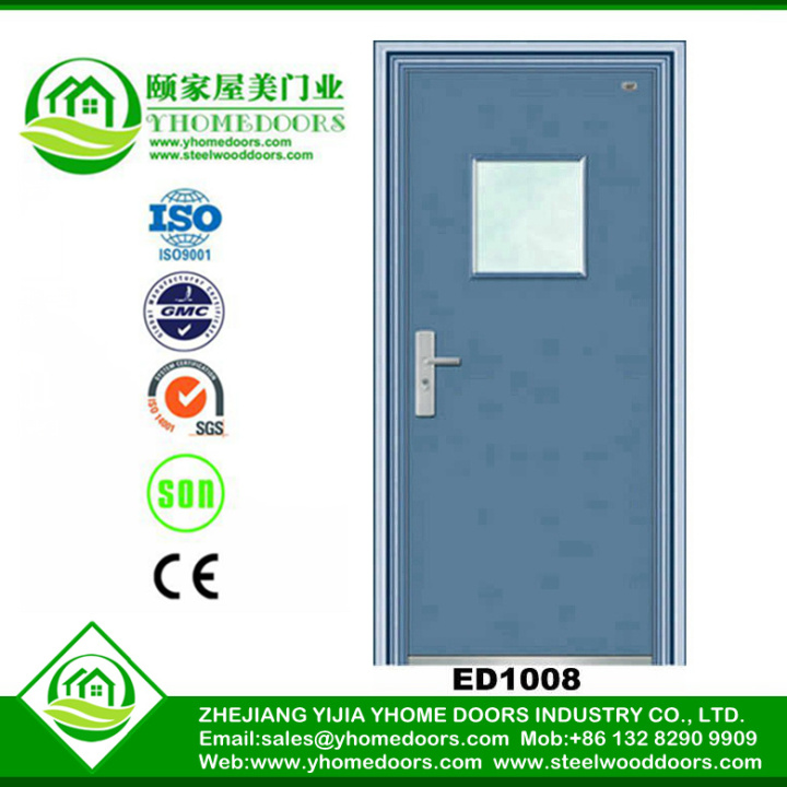 Interior Swing PVC Door ,teak wood designer entry door,stainless steel single door design
