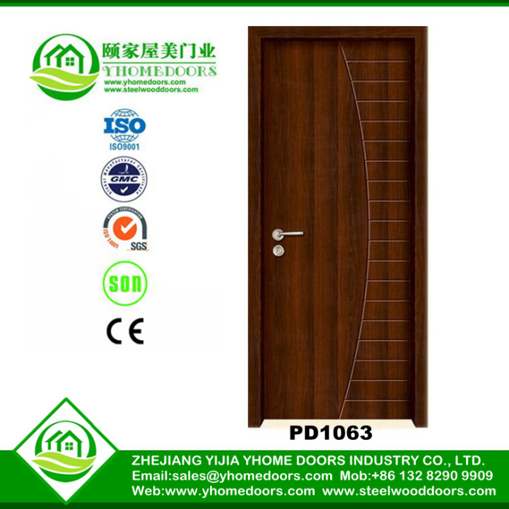 safety wooden door design,indoor security door,pvc veneer outside door