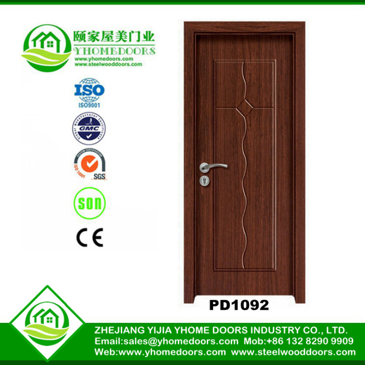 pvc exterior,180 degree heavy door hinge,oak wooden bedroom door