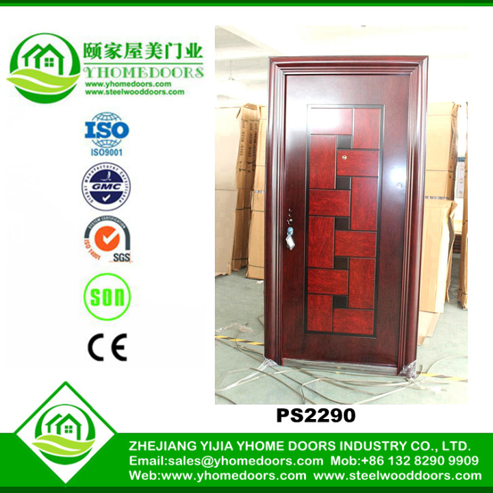 steel door frame sizes,solid wood interior doors,6 panel steel door