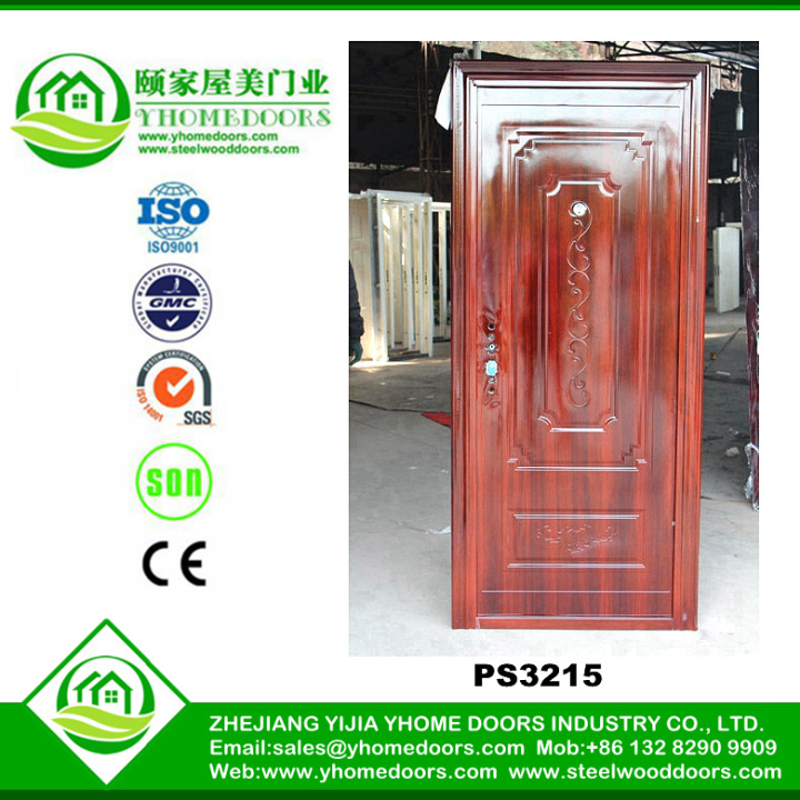 double doors exterior,steel double entry door,wanxin doors