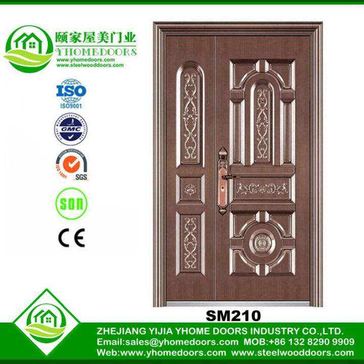 steel front doors with windows,double front doors for homes,security wooden door