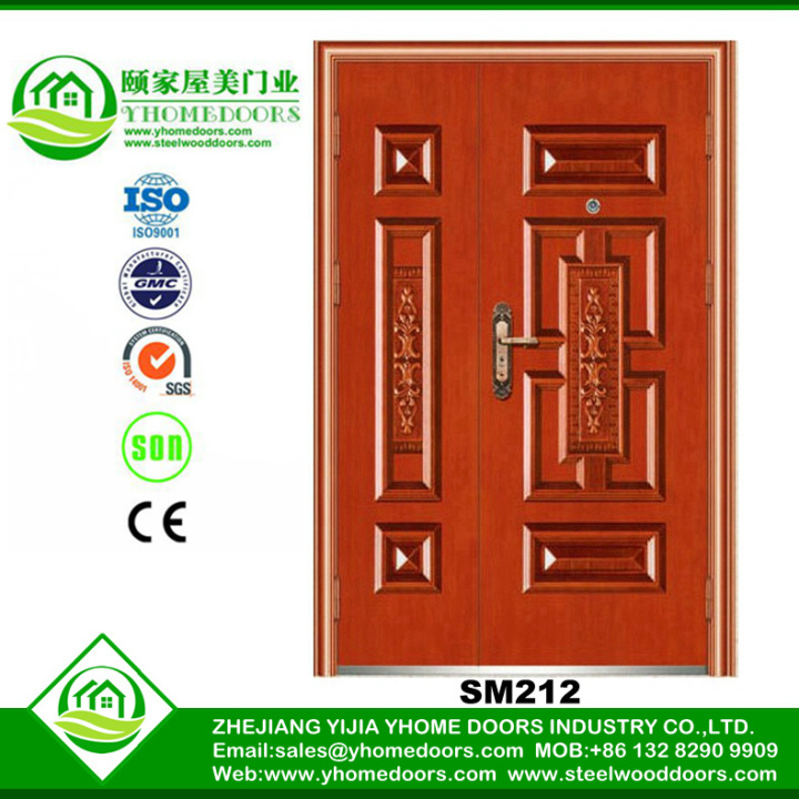 32 steel entry door,front doors for houses,steel wood armoured door