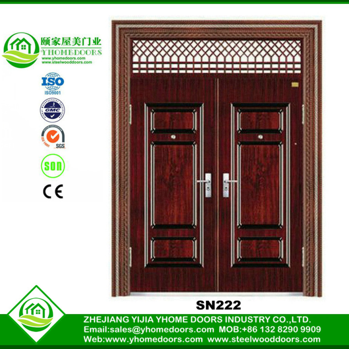 stainless steel door with wood surface ",turkey steel wooden doors,steel security metal door