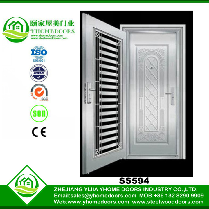 double leaf-steel door,contemporary exterior doors,wood entry doors with iron