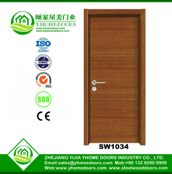 Alamunium doors,exterior solid oak,solid core teak nature wood door design