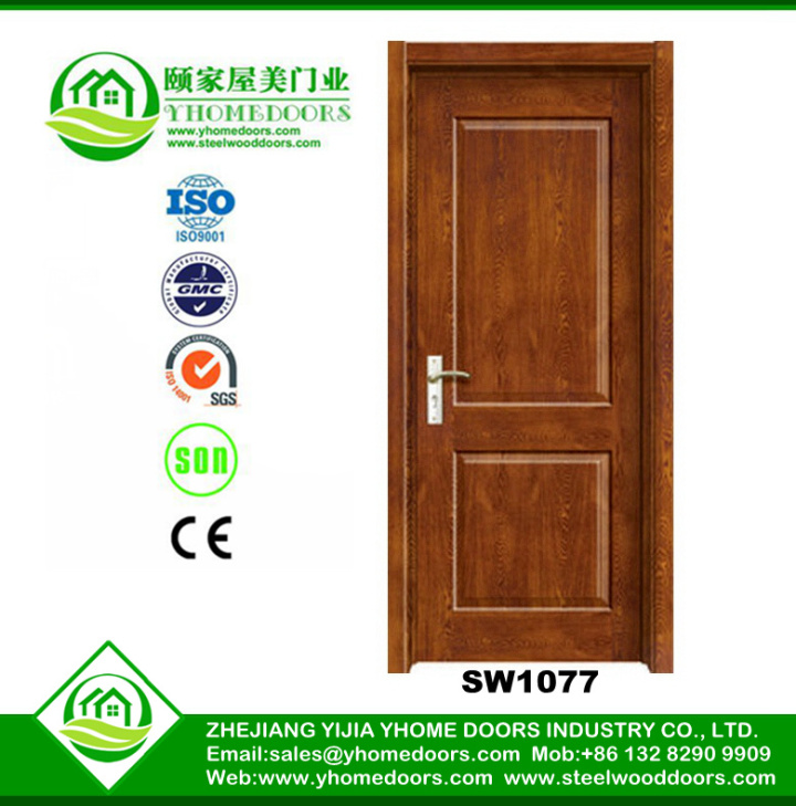 luxury double door,wood panel door design,safety iron door for interior