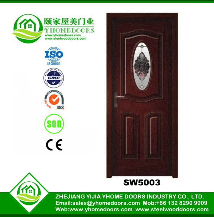 luxury entry door copper,metal doors and frames,security door 6 pannel