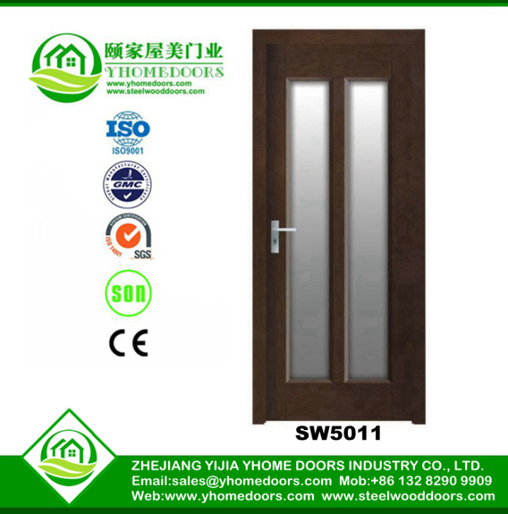 luxury interior solid wood door,veneer door skin,sectional garage door aluminium